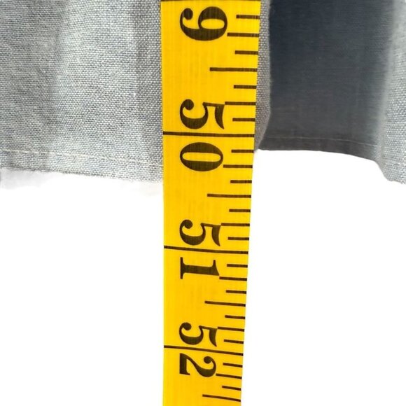 Vintage Blue Womens Peasant Dress 9/10 Denim Tiered Boho Cap Sleeve Maxi As Is - Picture 9 of 10